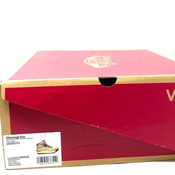 VANS UltraRange EXO Hi MTE-2 Boots Hiking Nubuck Taupe Women’s Size VN0A4BVSYUU - Picture 8 of 9